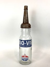 ISO-VIS Standard Gasoline Glass Oil Bottle