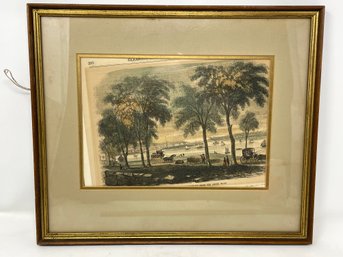 Vintage Print ' From The Shore Road'