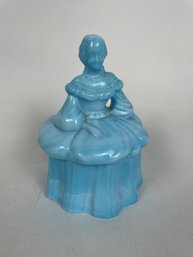 Vintage Mosser Slag Glass Dresser Doll - Powder Box