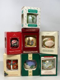 Lot Of Vintage Ornaments In Original Boxes