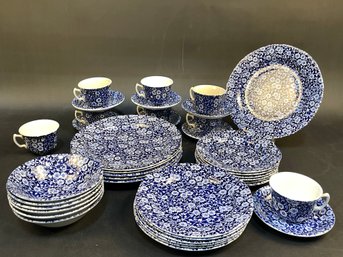 Collection Of Vintage Calico Staffordshire China