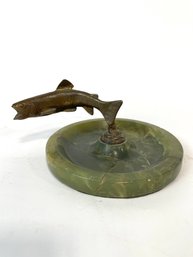 Bronze And Stone Ashtray