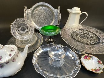 Large Lot Of Vintage Glass And China
