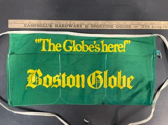Vintage Advertising Apron - Boston Globe - New Old Stock