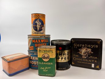 Vintage Tin Collection