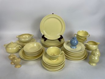 Large Lot Of Vintage Fiestaware - Yellow