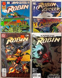 Large Lot Of Comics Including The DC Robin Series (SK-109)