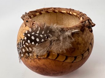 Signed Gourd Basket