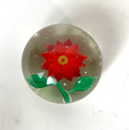 Vintage Glass Paperweight