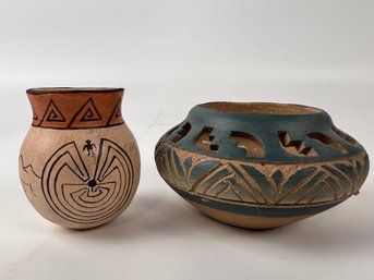 Tohono O'odham Pottery Vessel Lot