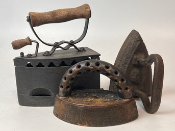 Antique Sad Iron Lot (J5)