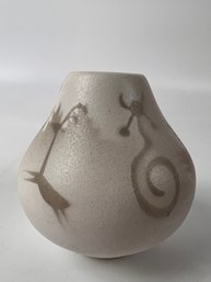 Signed Hozoni Pottery Ancient Shadows Native American Indian Vase