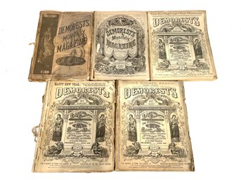Antique Demorests Monthly Magazines 1877