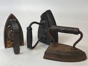 Antique Sad Iron Lot (J10)