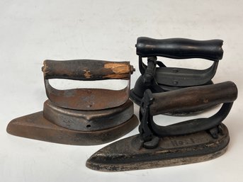 Antique Sad Iron Lot (J11)