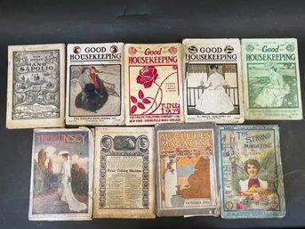 Large Assortment Of Vintage Magazines Including Good Housekeeping