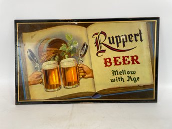Vintage Ruppert Beer Advertising Plaque