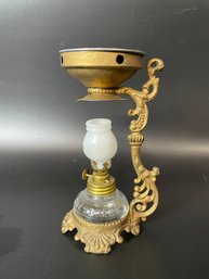 Antique Cresoline Lamp