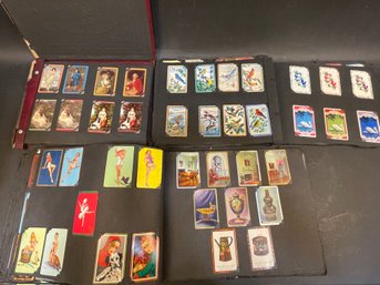 Large Collection Of Vintage Scrapbooks Filled With Playing Cards