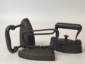 Antique Sad Iron Lot (J16)