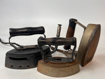 Antique Sad Iron Lot (J17)