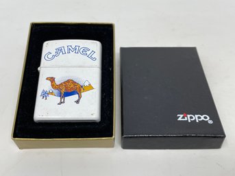 Vintage Zippo Camel Cigarettes Advertising In Original Box