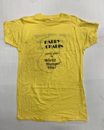 Harry Chapin Concert Tour Shirt Vintage 1970's