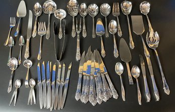 Collection Of Silverplate Flatware
