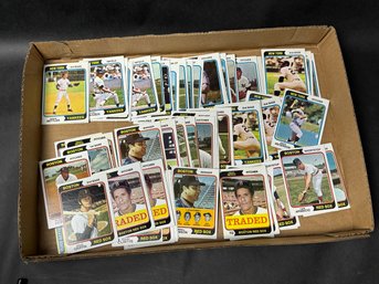 Vintage 1970s Red Sox And Yankees Card Lot (8)