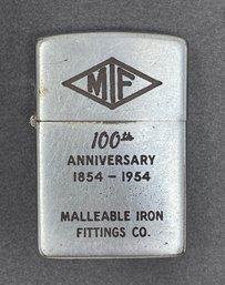 Vintage Zippo Lighter Malleable Iron Fittings Co MIF