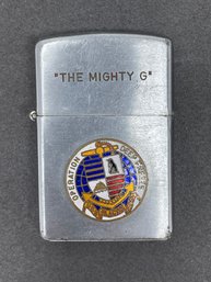 Vintage Zippo Lighter USS Glacier AGB-4 'The Mighty G' Operation Deep Freeze
