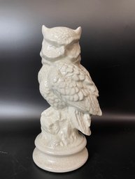 Ceramic Owl Statue