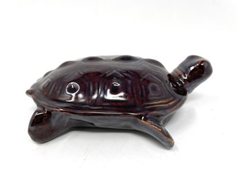 Antique Art Pottery Turtle Figurine