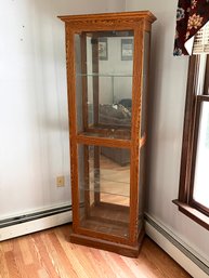 Oak Display Cabinet