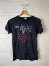 Vintage The Kinks Band 1982 Tour T Shirt