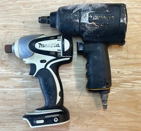 Battery And Pneumatic Impact Drivers