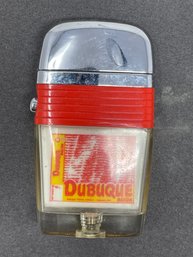 Vintage VU-lighter Dubugue Bacon Advertising