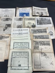 Collection Of Antique Ladies Magazines