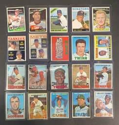 Lot Of (20) 1965 Topps Baseball Cards