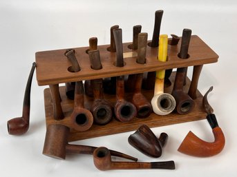 Estate Found Collection Of Smoking Pipes