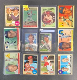 Lot Of (12) 1950s-60s Topps And Bowman Baseball Cards