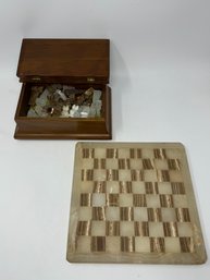 Vintage Stone Chess Board Set