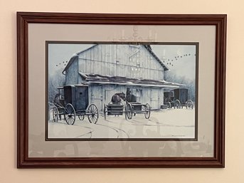 Ben Richmond Print Of A Barn