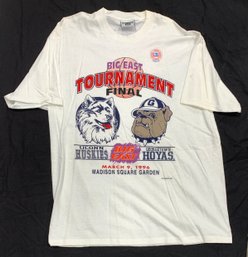 1996 UConn Huskies & Georgetown Hoyas T-Shirt