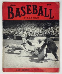 1941 Baseball Magazine W/ Lou Gehrig Cover!
