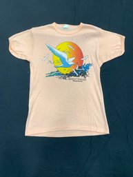 1980s Marthas Vineyard Single Sided Graphic T-shirt