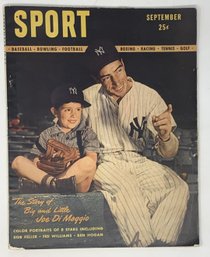 1946 Sport Magazine #1 W/ Joe DiMaggio Cover!