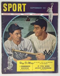 1947 Sport Magazine W/ Joe And Dom DiMaggio Cover!