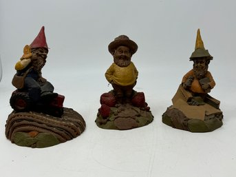 Group Of Gnome Figurines