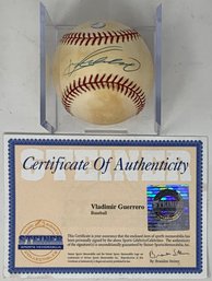 Vladimir Guerrero Autographed Baseball W/ Steiner COA